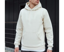 Фото - Однотонное мужское худи Staff milk basic fleece - Men box