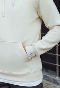 Фото - Однотонное мужское худи Staff milk basic fleece - Men box