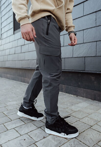 Фото - Серые штаны карго Staff ta cargo gray - Men box
