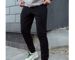 Фото - Утепленные спортивные штаны Staff sm black fleece - Men box