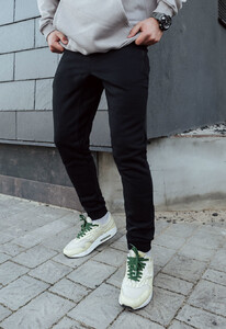 Фото - Утепленные спортивные штаны Staff sm black fleece - Men box