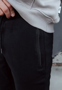 Фото - Утепленные спортивные штаны Staff sm black fleece - Men box