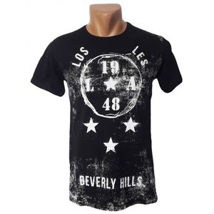 Фото - Футболка Sport Line черного цвета с надписью Beverly Hills - Men box