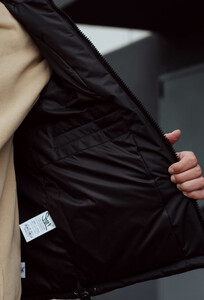 Фото - Зимняя универсальная черная куртка Staff b black2 logo - Men box