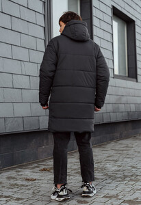 Фото - Зимова парка сірого кольору Staff no dark gray - Men box
