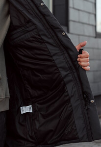 Фото - Зимова парка сірого кольору Staff no dark gray - Men box