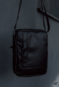 Фото - Универсальная мужская барсетка Staff leather black - Men box