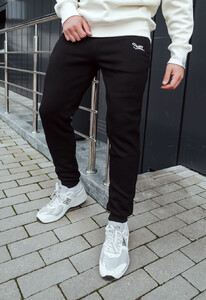 Фото - Теплые спортивные штаны Staff khaki logo fleece - Men box