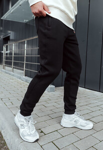 Фото - Теплые спортивные штаны Staff khaki logo fleece - Men box