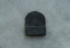 Фото - Темно-сіра базова шапка Staff dark gray basic2 - Men box