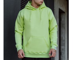 Фото - Базовое салатовое худи Staff light green basic fleece - Men box