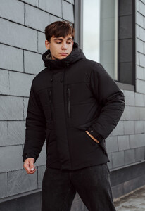 Фото - Зимняя мужская куртка Staff ga black - Men box