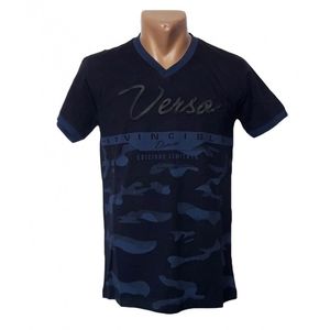 Фото - Мужская футболка Sport Line из хлопка темно-синяя - Men box