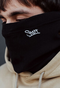 Фото - Стильний чоловічий бафф чорного кольору з логотипом Staff black logo - Men box