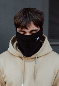 Фото - Стильний чоловічий бафф чорного кольору з логотипом Staff black logo - Men box