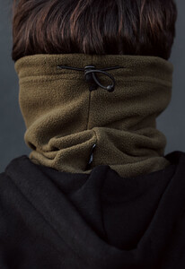 Фото - Бафф на шию для чоловіків однотонний кольору хакі Staff khaki - Men box