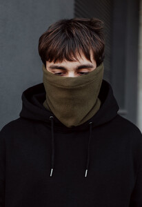 Фото - Бафф на шию для чоловіків однотонний кольору хакі Staff khaki - Men box