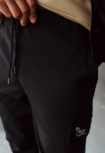 Фото - Утепленные штаны карго Staff winter cargo black fleece - Men box
