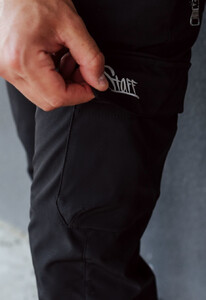 Фото - Утепленные штаны карго Staff winter cargo black fleece - Men box