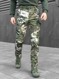 Фото - Тактичні штани-карго Pobedov Static. Колір: мультикам - Men box