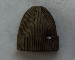 Фото - Шапка з підворотом кольору хакі Staff 26 khaki - Men box