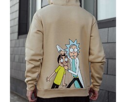 Фото - Худи с мультипликационным принтом Staff r&m fleece - Men box