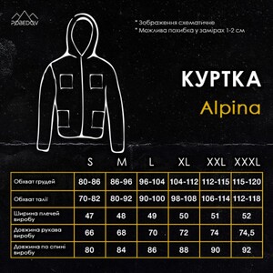 Фото - Зимняя серо-черная мужская парка Pobedov Alpina - Men box