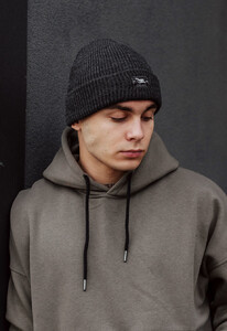 Фото - Шапка кольору графіт Staff 25 - Men box