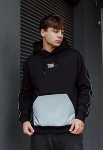 Фото - Оверсайз худі Staff reflective oversize fleece - Men box