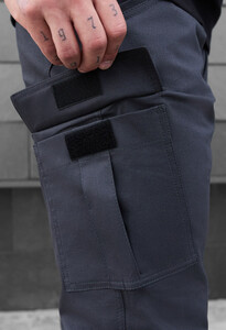 Фото - Молодежные серые штаны карго Staff cargo nix dark gray - Men box