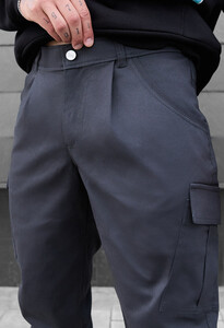 Фото - Молодежные серые штаны карго Staff cargo nix dark gray - Men box