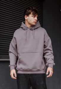 Фото - Чоловіче худі пурпурного кольору Staff dark purple oversize fleece - Men box