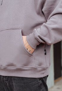 Фото - Чоловіче худі пурпурного кольору Staff dark purple oversize fleece - Men box