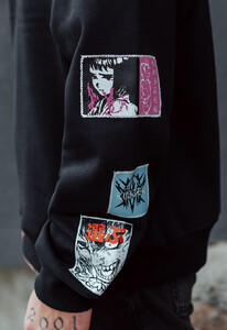 Фото - Черный оверсайз свитшот Staff loiter oversize fleece - Men box