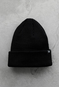 Фото - Однотонна шапка чорного кольору Staff 2 black - Men box