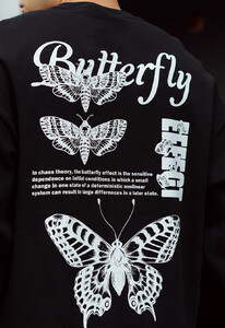 Фото - Свитшот с принтом бабочек Staff butterfly oversize fleece - Men box