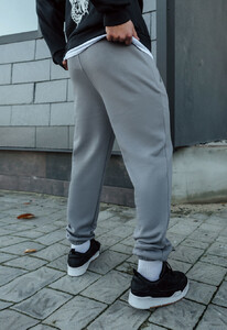 Фото - Теплые серые спортивные штаны Staff gray fleece - Men box