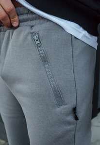 Фото - Теплые серые спортивные штаны Staff gray fleece - Men box