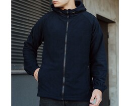 Фото - Флисовое худи черного цвета Staff navy zip - Men box