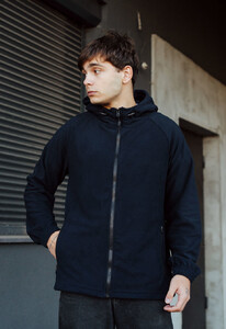 Фото - Флісове худі чорного кольору Staff navy zip - Men box