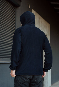 Фото - Флісове худі чорного кольору Staff navy zip - Men box