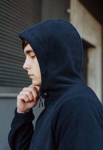 Фото - Флісове худі чорного кольору Staff navy zip - Men box