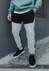 Фото - Спортивные штаны серый меланж Staff de gray melange fleece - Men box