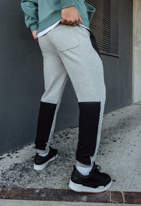 Фото - Спортивные штаны серый меланж Staff de gray melange fleece - Men box