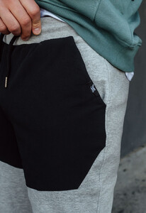 Фото - Спортивные штаны серый меланж Staff de gray melange fleece - Men box