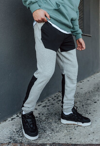 Фото - Спортивные штаны серый меланж Staff de gray melange fleece - Men box
