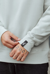 Фото - Светло-серый теплый свитшот Staff light gray basic fleece - Men box