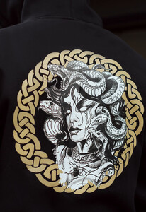 Фото - Худи со змеиным принтом Staff snakes oversize fleece - Men box