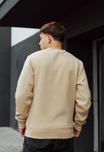 Фото - Базовый однотонный свитшот Staff beige basic fleece - Men box