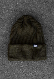 Фото - Однотонная шапка в цвете хаки Staff 15 khaki - Men box